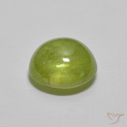 Esfena Verde claro Natural 1.53ct, oval, Transparente