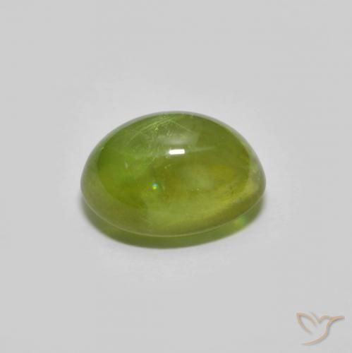 Esfena Luz verde Natural 1.59ct, oval, Transparente