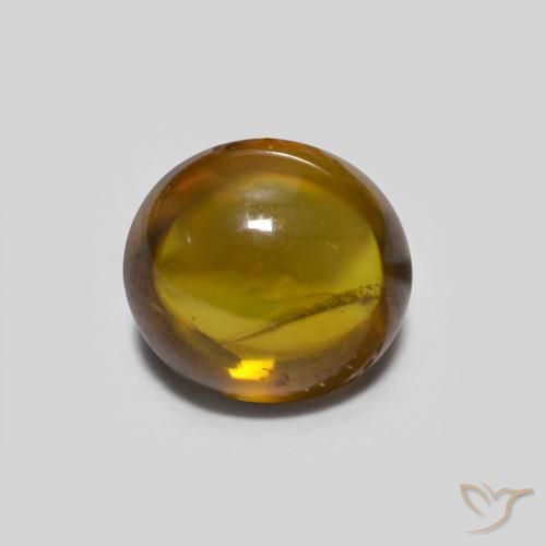 0.82ct Natural Marrom Quente Esfena, oval, Transparente