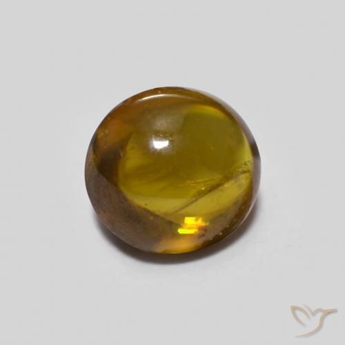 Esfena Marrom Quente Natural 0.82ct, oval, Transparente