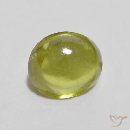 Esfena Verde Floresta Quente Natural 1.36ct, oval, Transparente