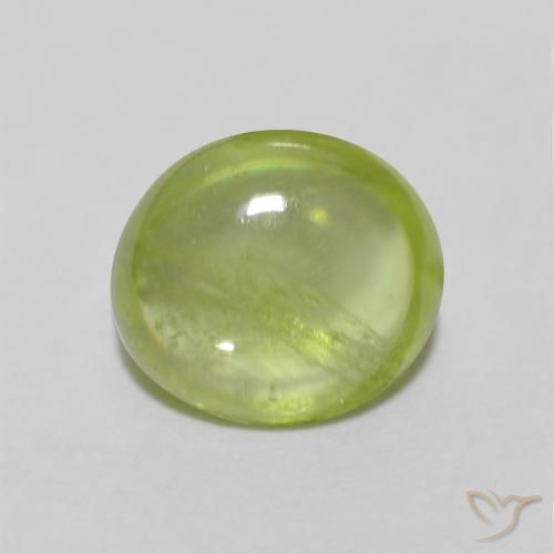 1.16ct Natural Verde claro Esfena, oval, Transparente