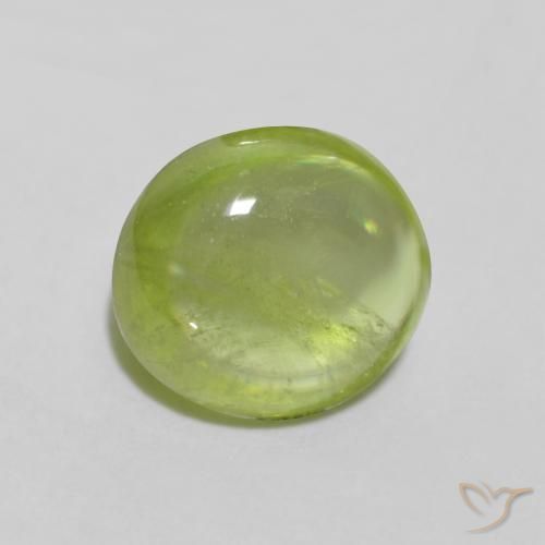 Esfena Verde claro Natural 1.16ct, oval, Transparente