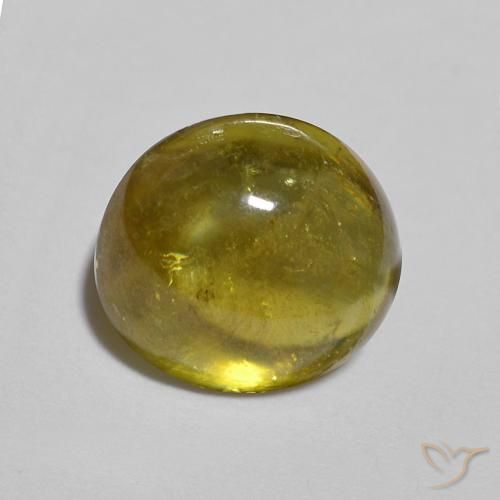 Esfena Ouro Terroso Natural 1.88ct, oval, Transparente