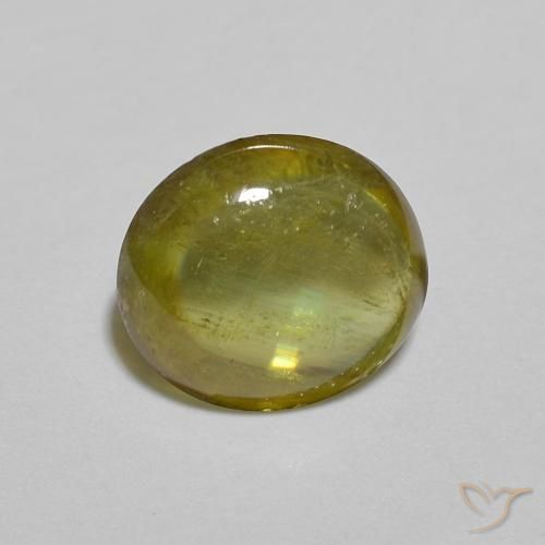 Esfena Marrom Dourado Profundo Natural 1.16ct, oval, Transparente