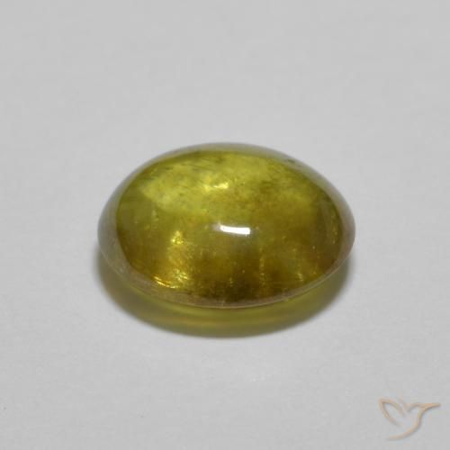 Esfena Marrom Dourado Profundo Natural 1.16ct, oval, Transparente