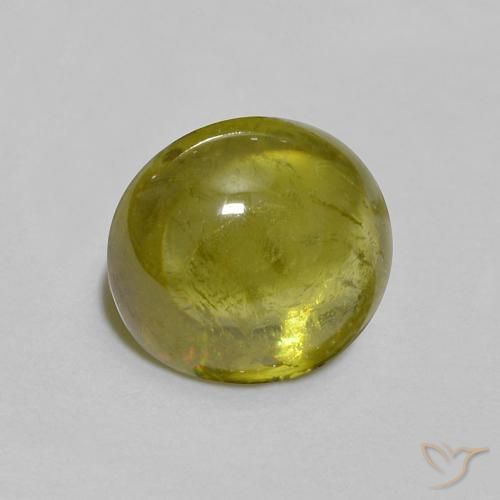 Esfena Verde médio Natural 1.45ct, oval, Transparente