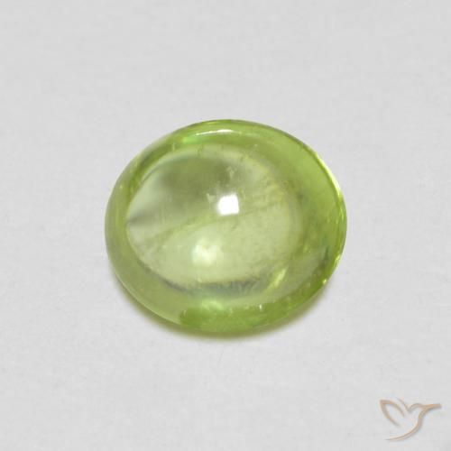 0.78ct Natural Verde Vivo Claro Esfena, oval, Transparente
