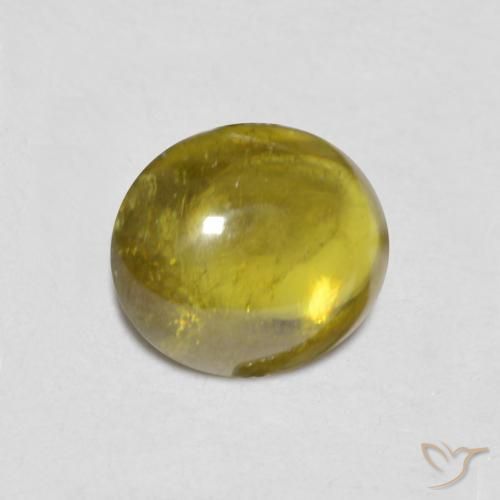 Esfena Medium Golden Brown Natural 1.03ct, oval, Transparente