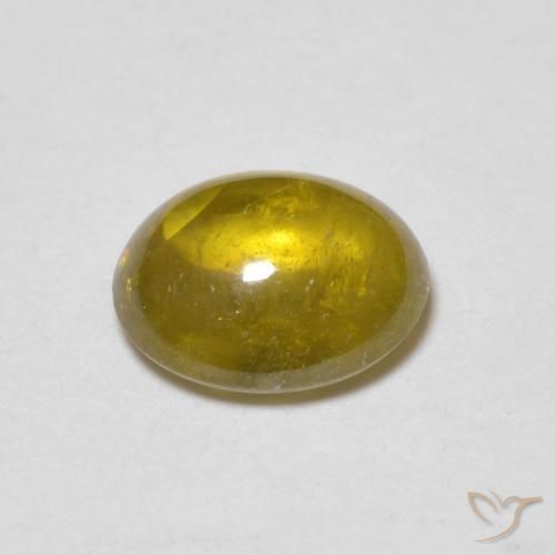 Esfena Medium Golden Brown Natural 1.03ct, oval, Transparente