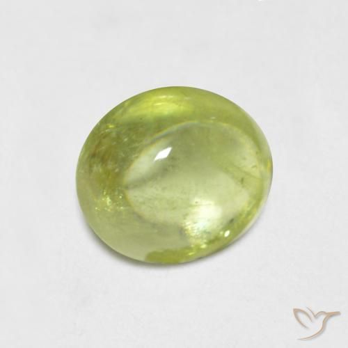 Esfena Luz amarela Natural 0.85ct, oval, Transparente