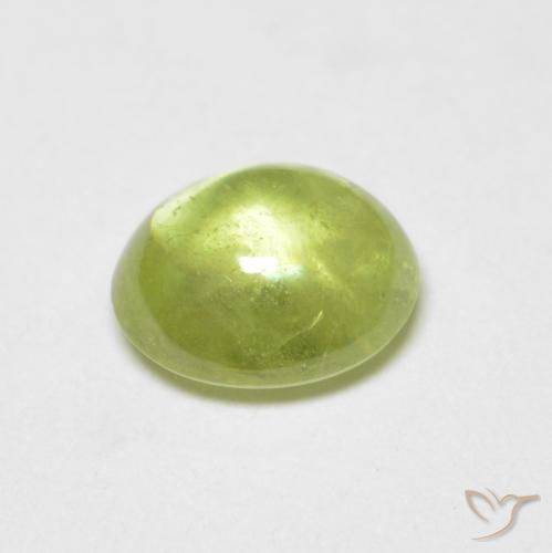 Esfena Luz amarela Natural 0.85ct, oval, Transparente