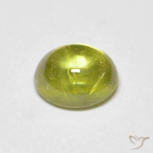 Esfena amarelo médio Natural 1.09ct, oval, Transparente