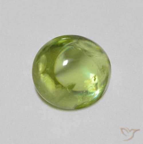Esfena Verde claro Natural 1.15ct, oval, Transparente