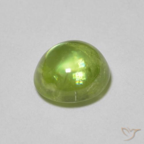 Esfena Verde claro Natural 1.15ct, oval, Transparente