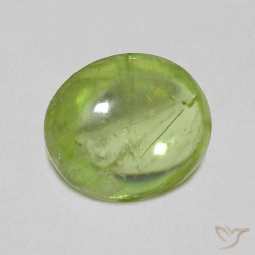 1.34ct Natural Verde Vivo Claro Esfena, oval, Transparente