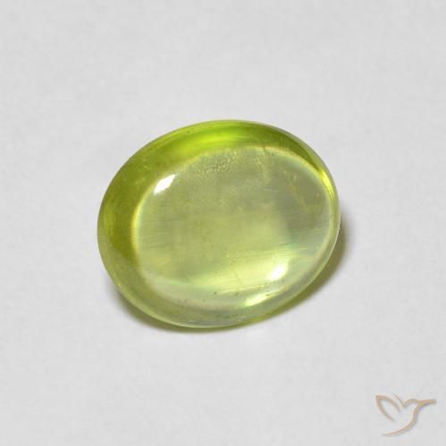 Esfena Verde claro Natural 1.25ct, oval, Transparente