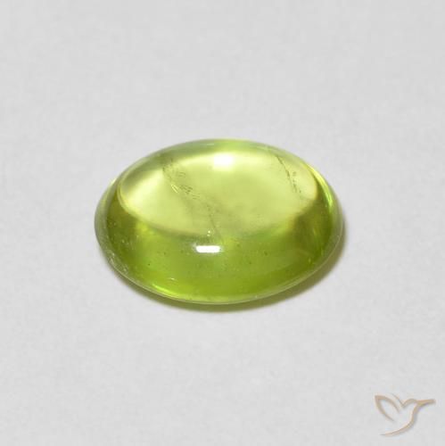 Esfena Verde claro Natural 1.25ct, oval, Transparente