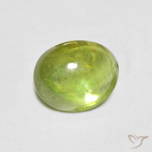 Esfena Verde claro Natural 1.55ct, oval, Transparente