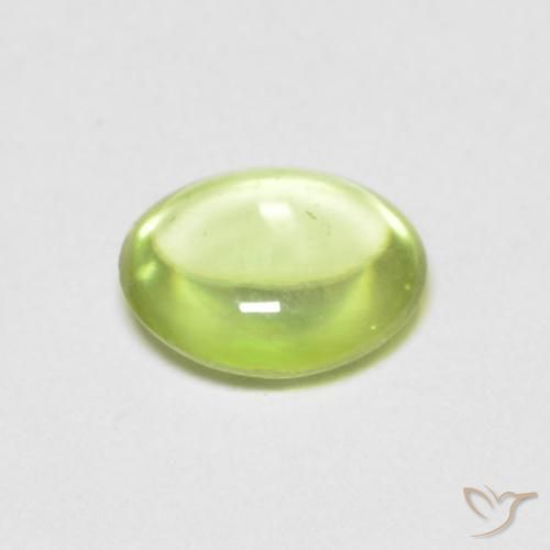 Esfena Verde claro Natural 0.63ct, oval, Transparente