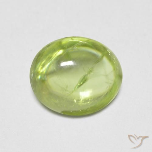 Esfena Verde claro Natural 1.68ct, oval, Transparente