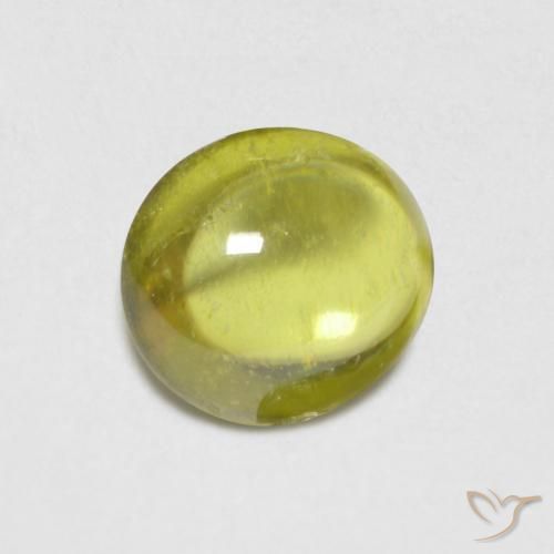 Esfena Limão amarelo Natural 0.82ct, oval, Transparente
