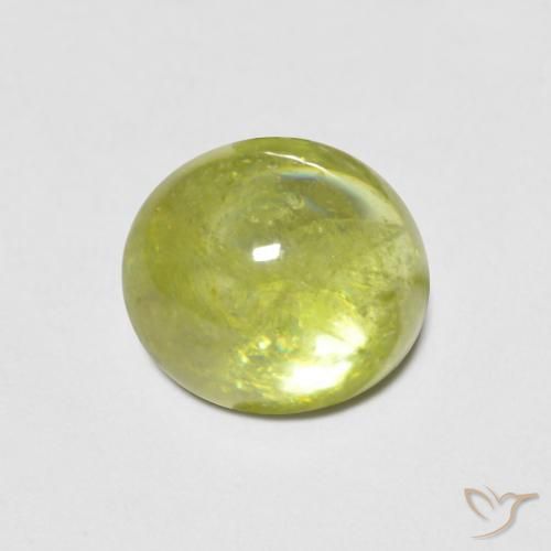 2.59ct Natural Amarelo limão claro Esfena, oval, Transparente