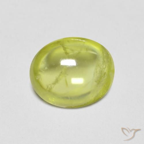 Esfena amarelo médio Natural 2.76ct, oval, Transparente
