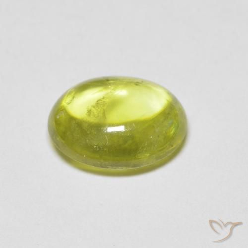 Esfena amarelo médio Natural 2.76ct, oval, Transparente