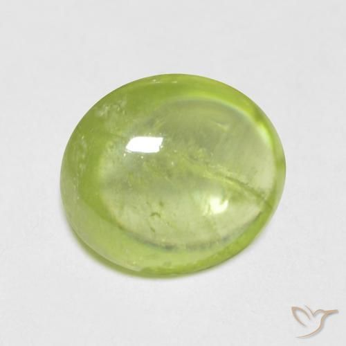 Esfena Verde claro Natural 1.42ct, oval, Transparente