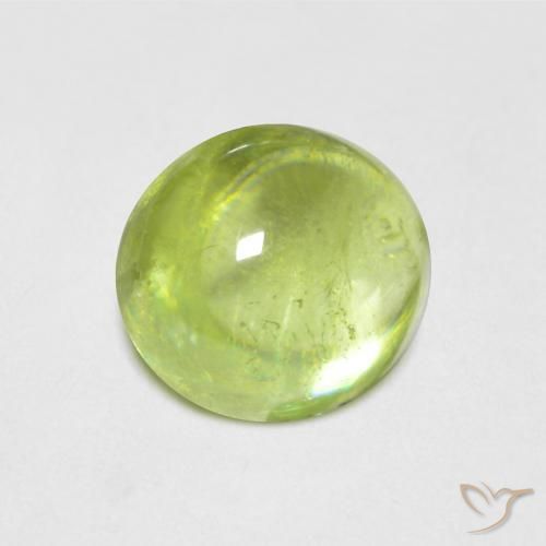 Esfena Verde claro Natural 1.58ct, oval, Transparente