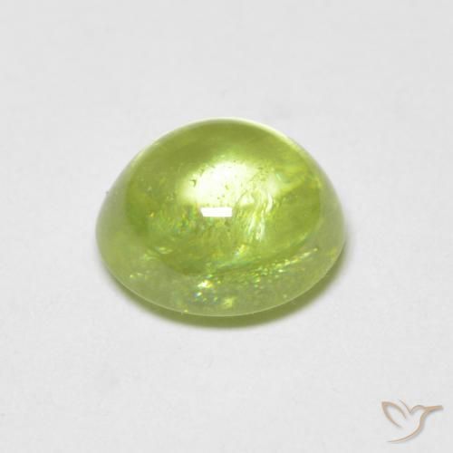 Esfena Verde claro Natural 1.58ct, oval, Transparente