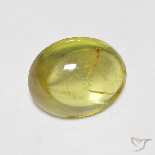 Esfena amarelo médio Natural 1.76ct, oval, Transparente
