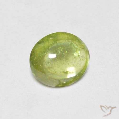 Esfena Verde claro Natural 0.70ct, oval, Transparente