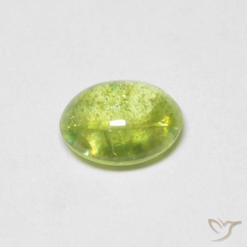 Esfena Verde claro Natural 0.70ct, oval, Transparente