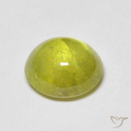 Esfena Luz verde Natural 1.83ct, oval, Transparente