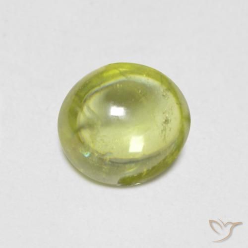 Esfena Verde amarelado Natural 0.97ct, oval, Transparente