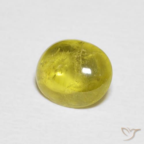 Esfena Abelha Amarela Natural 1.04ct, oval, Transparente