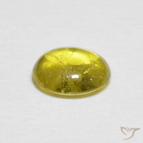 Esfena Abelha Amarela Natural 1.04ct, oval, Transparente