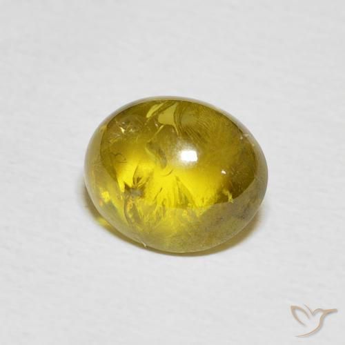 Esfena Amarelo acastanhado Natural 2.79ct, oval, Transparente