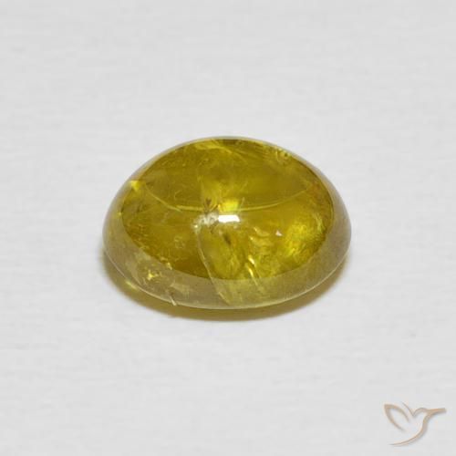 Esfena Amarelo acastanhado Natural 2.79ct, oval, Transparente