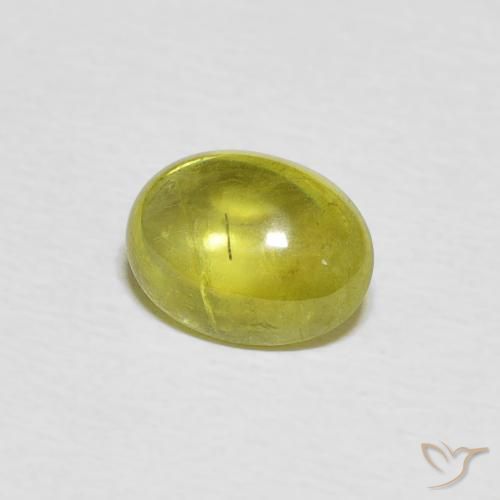 Esfena amarelo médio Natural 1.79ct, oval, Transparente