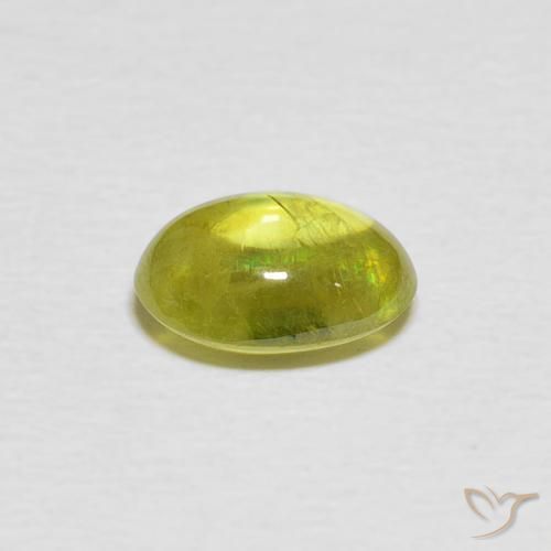 Esfena amarelo médio Natural 1.79ct, oval, Transparente