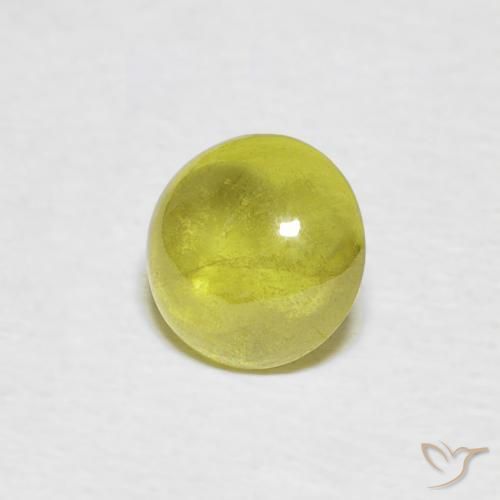 Esfena Verde Floresta Quente Natural 1.15ct, oval, Transparente