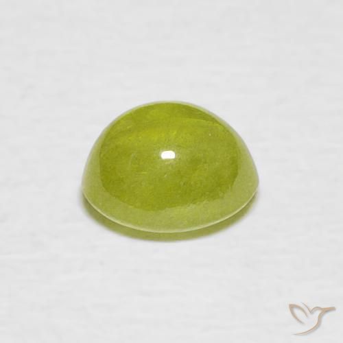 Esfena Verde Floresta Quente Natural 1.06ct, oval, Transparente