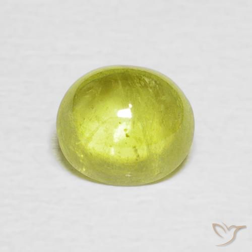 1.18ct Natural Amarelo limão claro Esfena, oval, Transparente