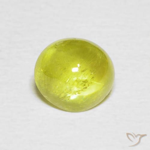 1.73ct Natural Amarelo limão claro Esfena, oval, Transparente