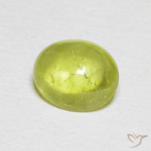Esfena Amarelo limão claro Natural 1.57ct, oval, Transparente
