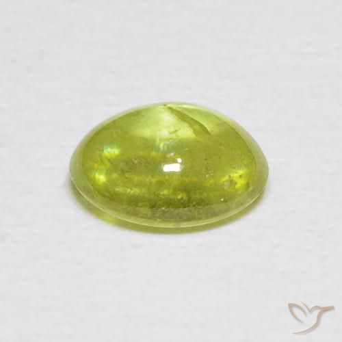 Esfena Amarelo limão claro Natural 1.57ct, oval, Transparente
