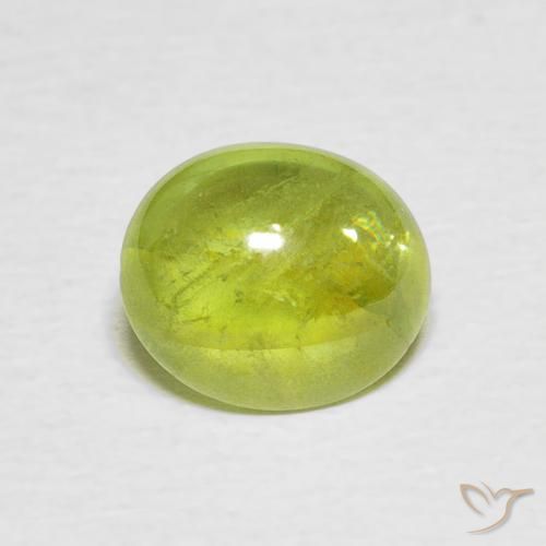 1.90ct Natural Luz amarela Esfena, oval, Transparente